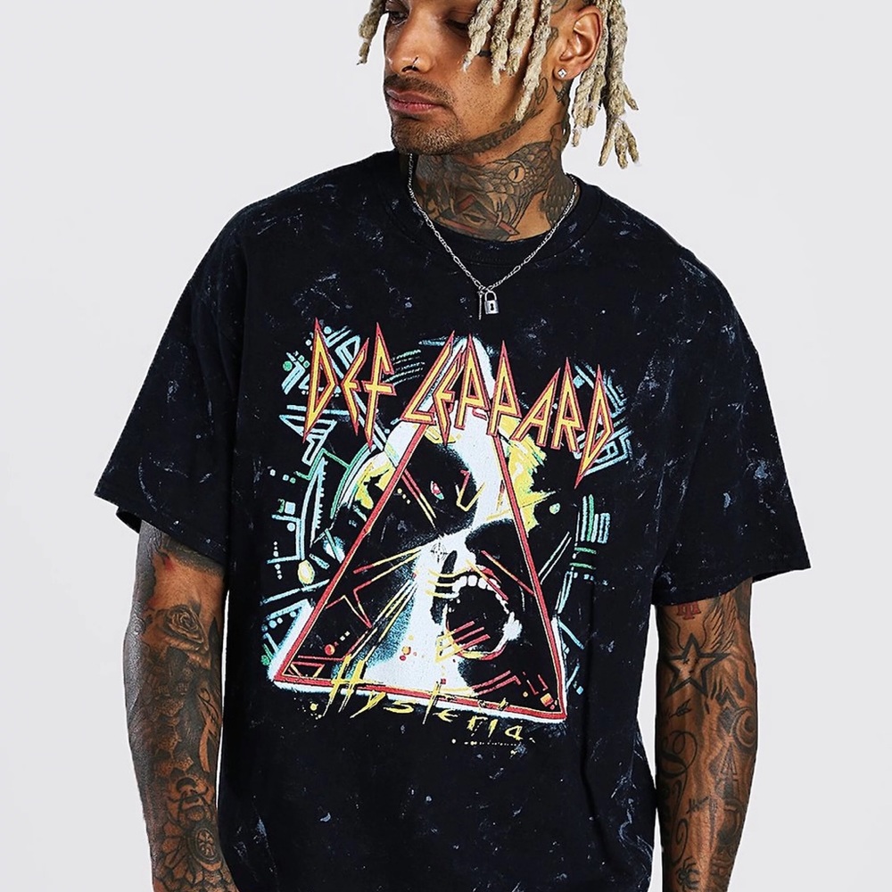Def Leppard oversized tee